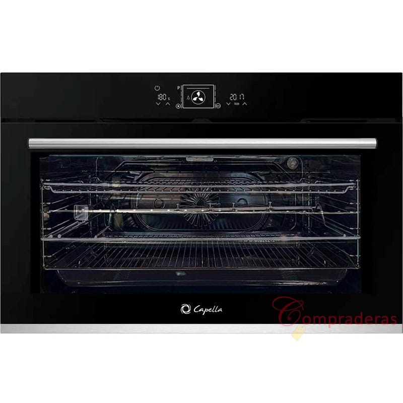 Capella – Horno de Empotrar Eléctrico de 90 cm Vidrio Negro - Imagen 3