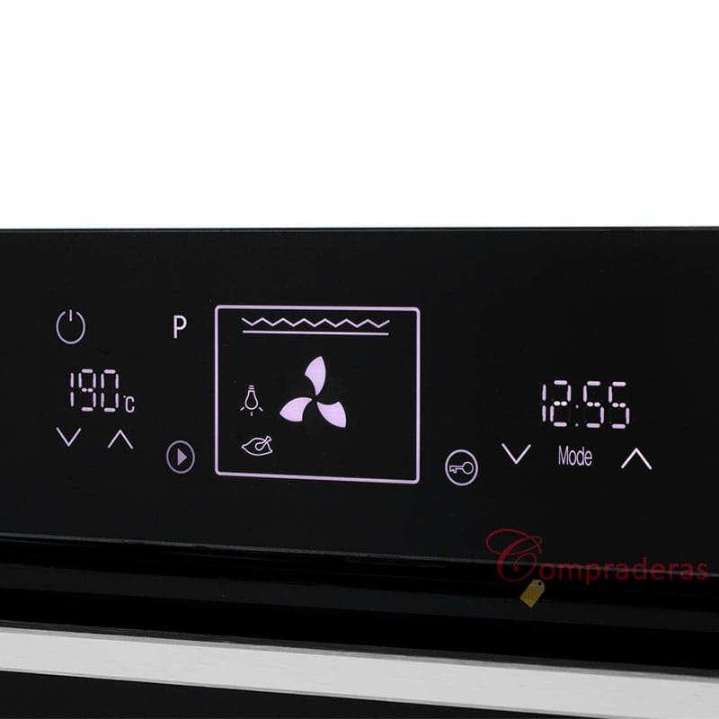 Capella – Horno de Empotrar Eléctrico de 90 cm Vidrio Negro - Imagen 2