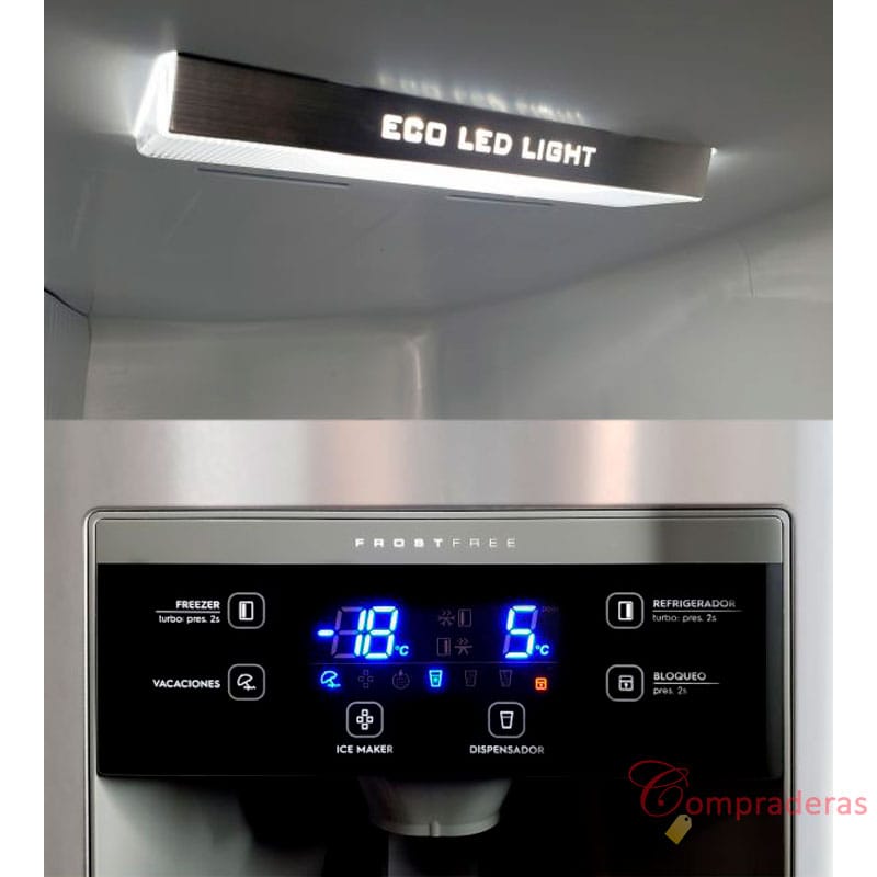 Electrolux – Refrigerador Side by Side con Mini Bar 21 Pies inox - Imagen 5