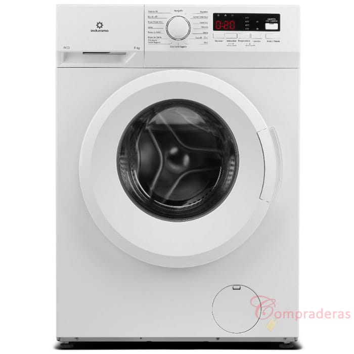 Indurama – Lavadora Carga Frontal de 6 Kg - Imagen 2