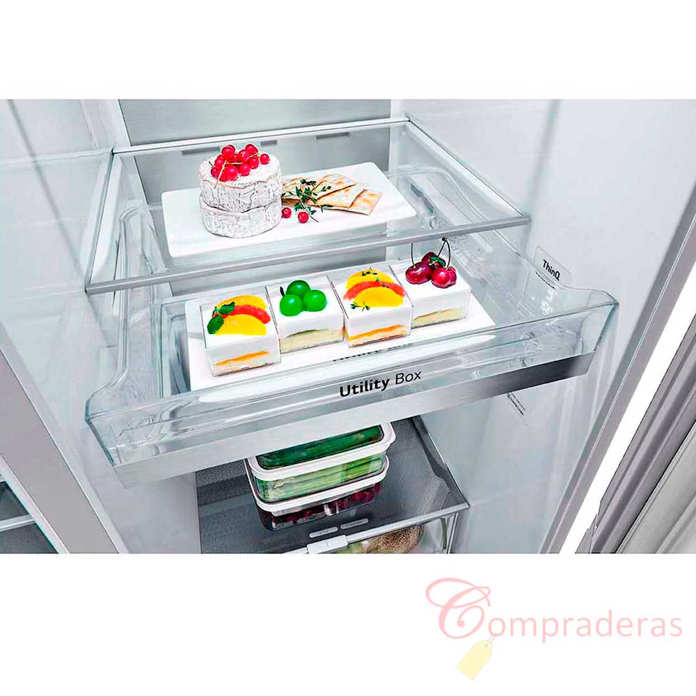 LG – Refrigerador Side by Side InstaView GS66SXN 25 Pies Inox - Imagen 9