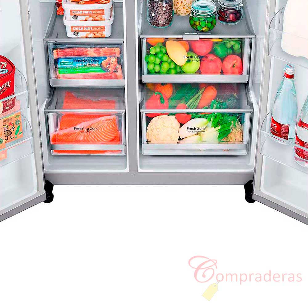 LG – Refrigerador Side by Side InstaView GS66SXN 25 Pies Inox - Imagen 8