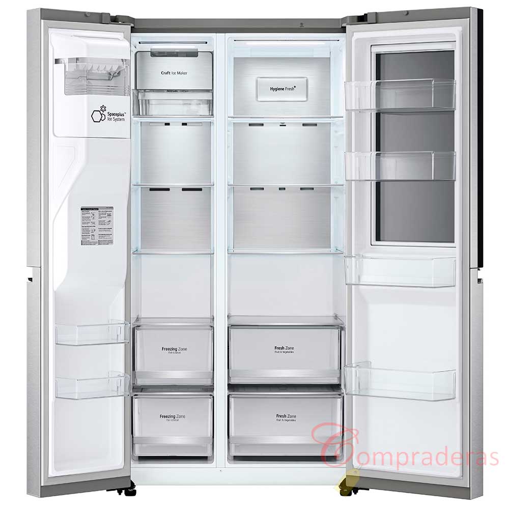 LG – Refrigerador Side by Side InstaView GS66SXN 25 Pies Inox - Imagen 6