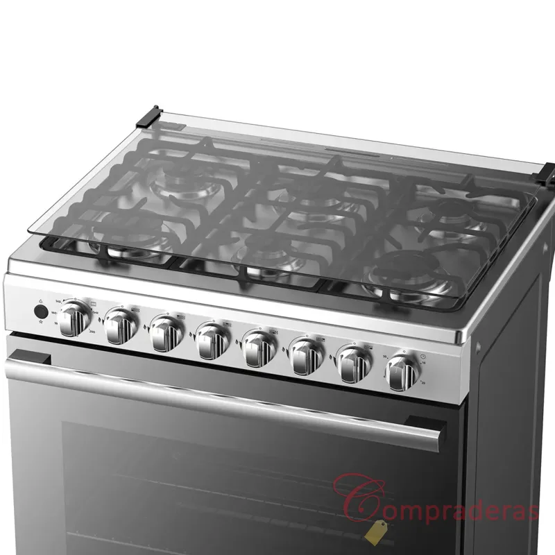 Oster – Cocina MICA306H 6 Hornallas Inox - Imagen 4