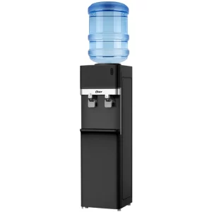 Oster – Dispensador de Agua Negro con Frigobar